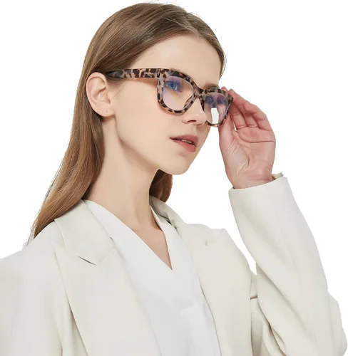 Miniatura 2 de Oversized Reading Glasses for Women,3 Pack Blue Light Blocking Computer Spring hinge Readers 6MIX-C1