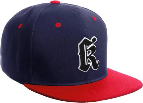 Miniatura 386 de Daxton Gorra clásica con visera de billete plano con letras del alfabeto inglés antiguo de la A a la Z
