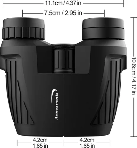 Miniatura 8 de Aurosports - Prismáticos compactos de 15x25 para niños y adultos - Prismáticos de alta potencia para observación de aves - Prismáticos pequeños