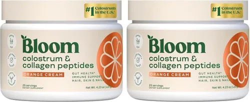 Miniatura 9 de Bloom Nutrition Paquete de polvo de calostro bovino, salud intestinal, apoyo inmunológico, suplemento para el crecimiento del cabello y belleza, sin