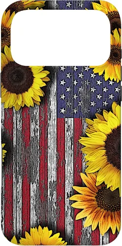 Miniatura 22 de American Flag with Sunflowers Case for iPhone 17