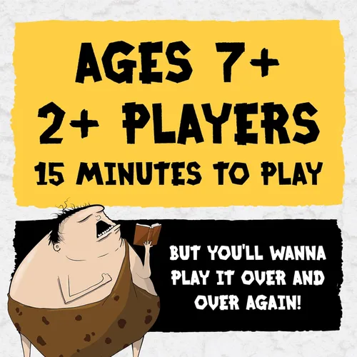 Miniatura 5 de Exploding Kittens Poesía para Neandertales 2+ Jugadores – Edades 7+ – 15 Minutos para Jugar – Juego de Adivinanzas de Palabras Competitivo – Juego