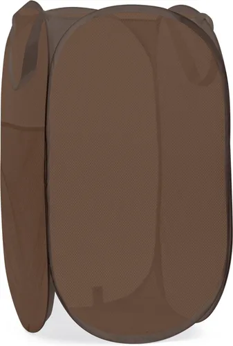 Miniatura 21 de Cesta de malla para ropa sucia, desplegable, amplia apertura, bolsillo lateral, transpirable, resistente, plegable, diseño que ahorra espacio