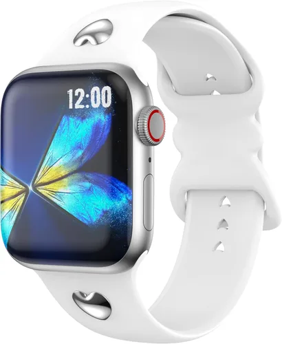 Miniatura 8 de Correa compatible con Apple Watch Series 9, 8, 7, 1.61 pulgadas, Series 6, 5, 4, SE de 1.575 pulgadas, Serie 3 de 1.496 pulgadas para mujer