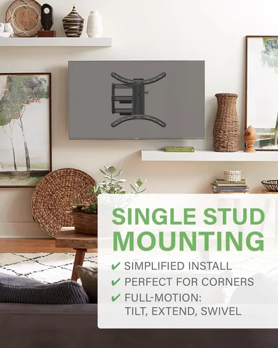 Miniatura 3 de SANUS Soporte de TV de movimiento completo – Soporte de pared de TV de 32 a 55 pulgadas que se inclina, se extiende y gira – Fácil instalación