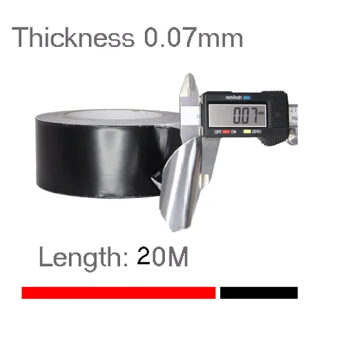 Miniatura 4 de Cinta adhesiva de papel de aluminio de 2 pulgadas de 65.6 ft, cinta adhesiva de sellado de grado profesional para HVAC, refrigerador, congelador