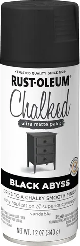 Miniatura 77 de Rust-Oleum - Pintura a la tiza en aerosol ultramate de 12 onzas (paquete de 1), color carbón, 302590