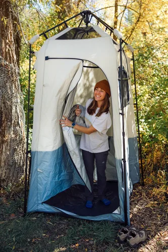Miniatura 3 de Caddis Refugio rápido de privacidad de 1/2 habitaciones, ducha de campamento y tienda de campaña portátil para inodoro, tiendas de campaña