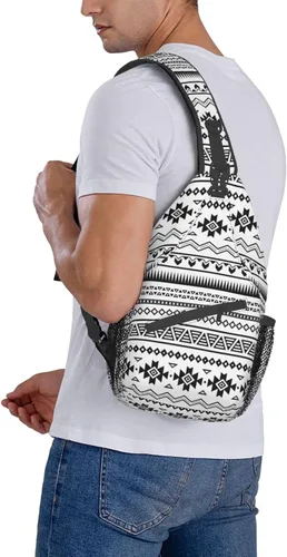 Miniatura 7 de SURERUIM Bolso bandolera impreso personalizado para mujeres y hombres, mochila cruzada para el hombro, bolsas de pecho, gimnasio, viajes
