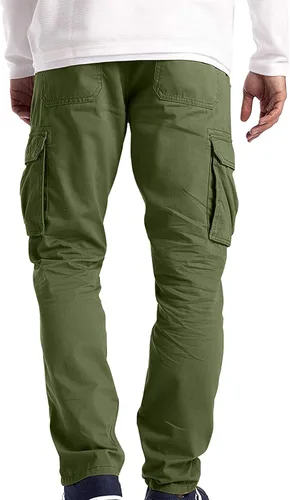Miniatura 3 de Hatop Men's Relaxed Fit Cargo Pants Cotton Multi-Pockets Work Pants Outdoor Lightweight Trousers