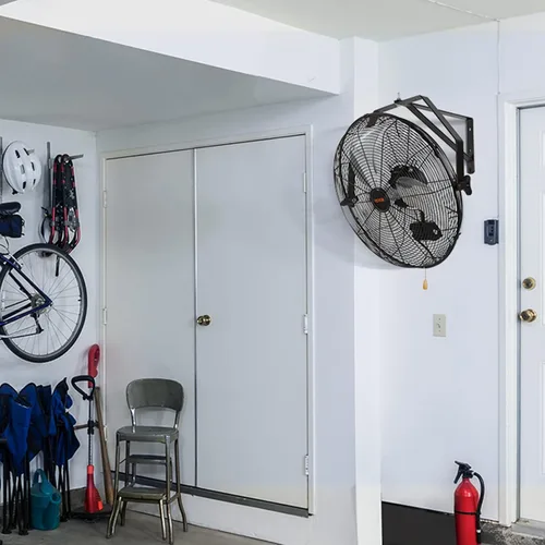Miniatura 8 de VEVOR Ventilador de montaje en pared de 18 pulgadas, ventilador impermeable IP44 de 3 velocidades, máx. 4150 CFM montado en la pared