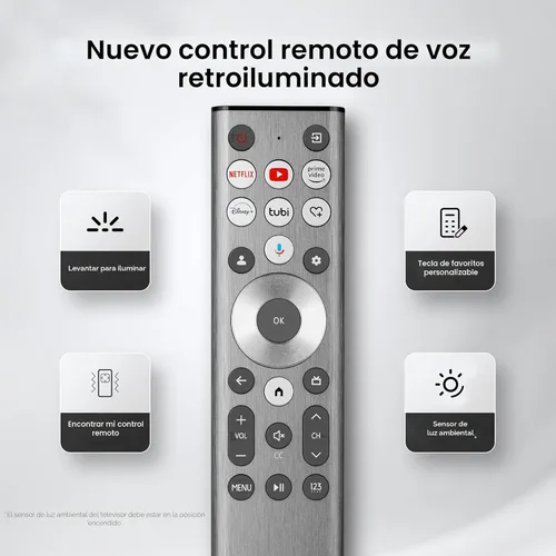 Miniatura 17 de Hisense 55" Clase U8 Mini-LED ULED 4K UHD Smart TV de Google (55U8QG, Modelo 2025) - QLED, 165Hz nativo, VRR 288, hasta LD5600, 5000 Nits, HDR10+