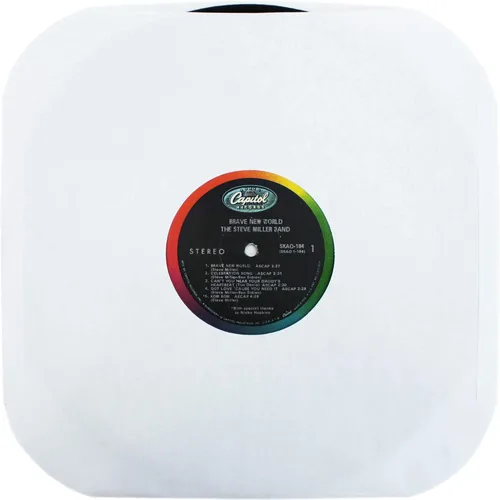 Miniatura 4 de (25) Fundas interiores de papel pesado sin ácidos de calidad de archivo con agujero para discos de vinilo de 12 pulgadas, papel duradero 20# - Fácil