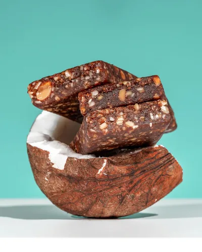 Miniatura 6 de JONESBAR (Coconut Almond, 12 unidades (paquete de 1)) Barra de frutas y nueces orgánica USDA sin OMG, Kosher, vegana, sin gluten, barra
