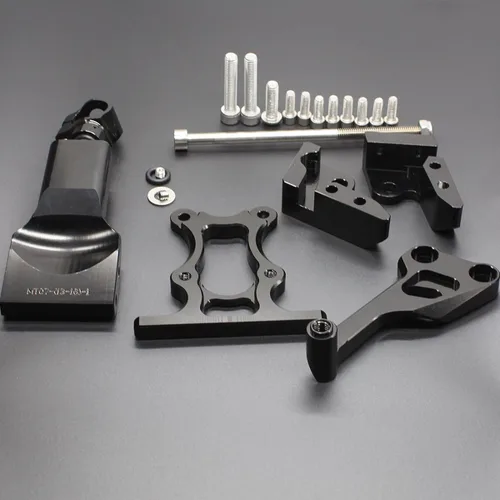 Miniatura 2 de FXCNC Racing motocicleta CNC amortiguador de dirección estabilizador amortiguador de montaje kit compatible con MT07 FZ07 MT-07 FZ-07 2014-2019