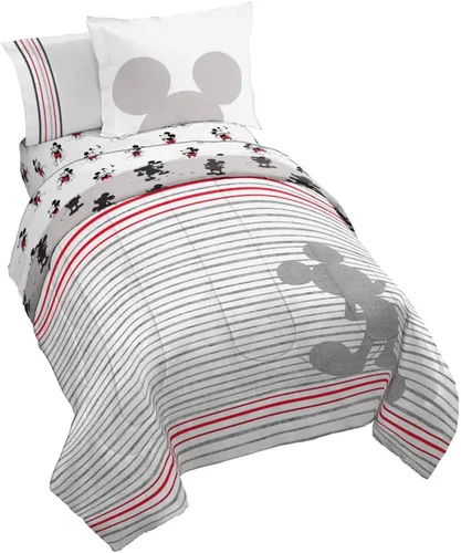 Miniatura 19 de Jay Franco Wednesday Addams - Juego de edredón tamaño individual, ropa de cama de 5 piezas, incluye juego de sábanas y fundas de almohada, ropa
