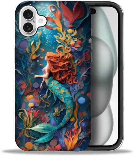 Miniatura 86 de DAIZAG Funda compatible con iPhone 11, hermoso color arena, patrón completo, carcasa rígida híbrida de plástico TPU + funda de protección
