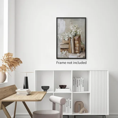 Miniatura 3 de Pósters de Libros Antiguos Victorianos Carteles Academia Ligera Arte Floral Botánico de Pared Pintura al Óleo Estética Preppy Vintage Impresiones