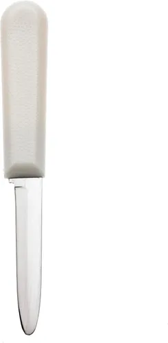 Miniatura 2 de Mercer Culinary Cuchillo para almejas con mango de polietileno, 3-1/4, blanco