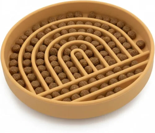 Miniatura 15 de Should We Go? Comedero lento para perros y cachorros, cuenco de silicona para comer lentamente, diseño moderno de alfombrilla para lamer, reduce