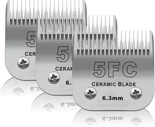 Miniatura 12 de Hojas para aseo de mascotas para perros desmontables - Tamaño 7FW, hoja ancha para aseo de perros, longitud de corte 3.2 mm (1/8"), compatible