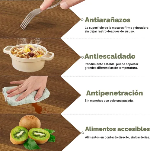 Miniatura 8 de STHOUYN Mesa de comedor rústica extensible de estilo granja para 8 10, 70.9" (86.6") x 31.5", Mesa de comedor rectangular para 6-10, Mesa de cocina