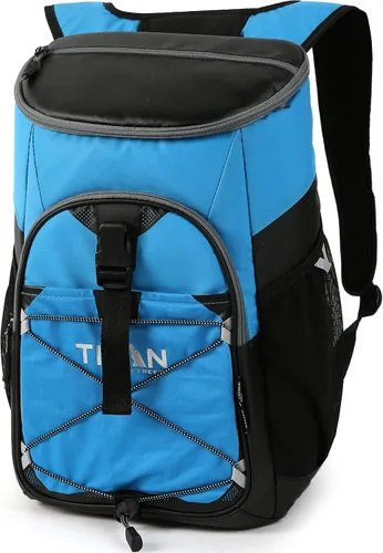 Miniatura 13 de Titan by Arctic Zone Backpack Cooler, Insulated Soft Sided Bag with Leak Proof Lining and Padded Straps, for Lunch, Picnic, and Travel, 24 Can Gris
