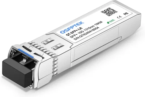 1 Paquete Módulo 10GBASE-LR 10G SFP+ de 1310nm, 10km, Transceptor DDM LC Mini-GBIC Mini-GBIC para Cisco SFP-10G-LR, Ubiquiti UF-SM-10G, Mikrotik,