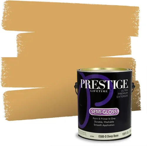 Miniatura 153 de PRESTIGE Paints Exterior Paint and Primer In One, 1-Gallon, Satin, Comparable Match of Benjamin Moore* Royal Linen* 931BM-PCM