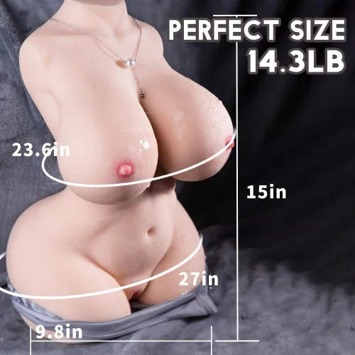 Miniatura 2 de Muñeca sexual de 14.3 libras para hombres, masturbador masculino, masturbadores masculinos de tamaño real, juguetes sexuales, torso con textura 3D