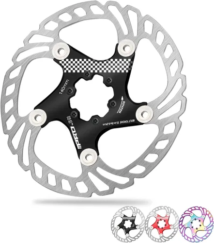 BUCKLOS IIIPRO 140mm 160mm 180mm 203mm Rotor de Freno de Disco de Bicicleta Flotante con 6 Pernos, Rotores de Freno de Disco de Bicicleta de Acero