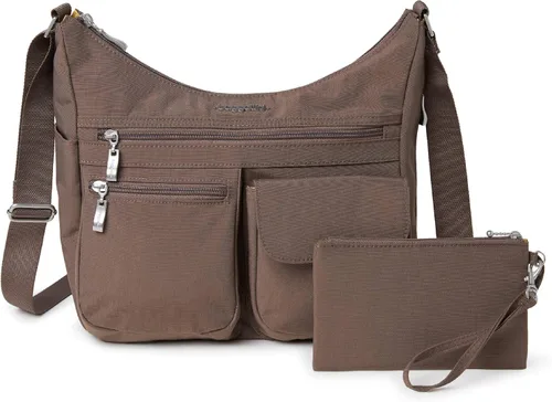 Miniatura 27 de Baggallini womens Everywhere Bagg Crossbody Women 11x9 Lightweight Nylon Hobo Water-resistant Travel Bag W/Rfid