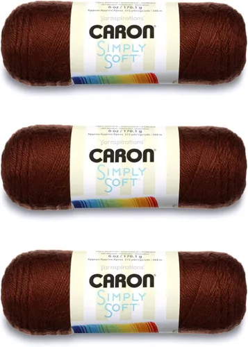 Miniatura 41 de Caron Simply Soft - Hilo verde militar, paquete de 3 unidades de 6.00 oz/6 onzas, 100% acrílico, peinado #4 (mediano), 315 yardas, tejido/ganchillo