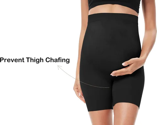 Miniatura 4 de XNHAN Secret Fit Shaper Panty - Faja moldeadora de maternidad sin costuras para vestido, soporte para el vientre, evita rozaduras en los muslos