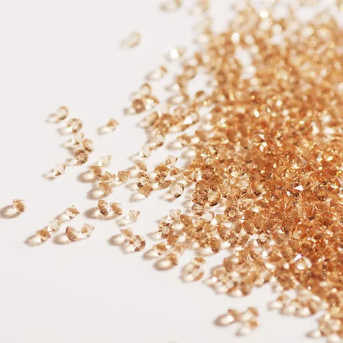 Miniatura 17 de 5000 cuentas de diamantes de imitación de cristal de diamante ultra mini de 0.044 pulgadas con parte trasera plana, cristales iridiscentes, brillo