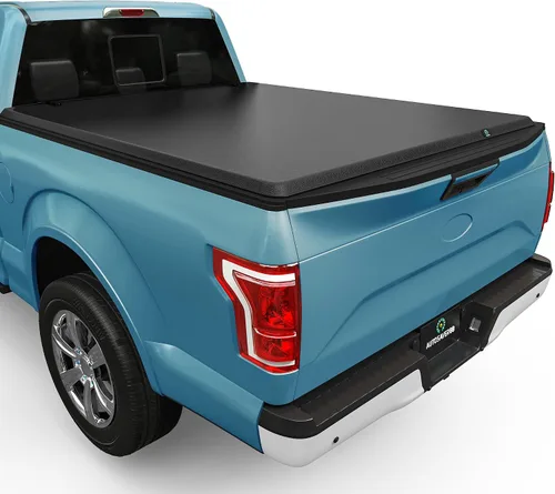 Miniatura 14 de AUTOSAVER88 Cubierta Tonneau suave de cuatro pliegues para caja de camioneta compatible con Ford F-150 F150 2015-2026 (excepto serie Raptor) caja
