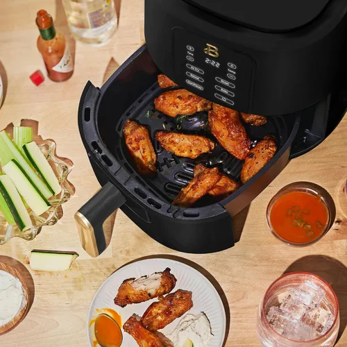 Miniatura 4 de Freidora de aire digital de 3 cuartos de galón, freidora de aire compacta para cocina pequeña con pantalla táctil, 4 funciones preestablecidas