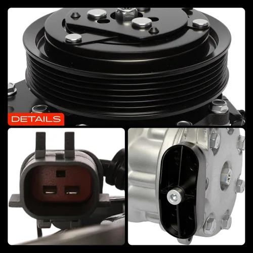 Miniatura 9 de A-Premium Compresor A/C con embrague compatible con Dodge Dakota 4.7L 2000-2001, Durango 4.7L 2000-2001