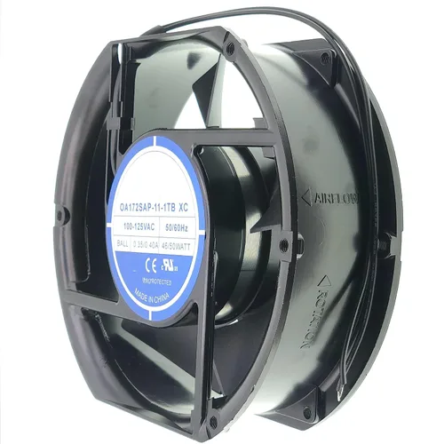Miniatura 6 de Nuevo ventilador de refrigeración para OA172SAP-11-1TB XC AC100-125V 0.35/.040A 46/50W 50/60Hz 2-Wire 17CM Tamaño: 6.772x5.906x2.008 in.