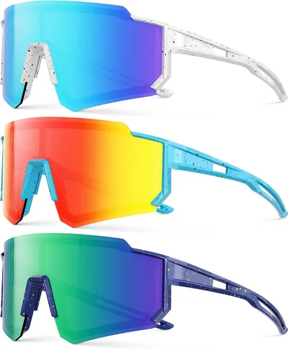 Miniatura 11 de Fanshen Kids Baseball Sunglasses Youth - Sports Polarized Sunglasses Softball Cycling for Boys Girls Ages 3-12 UV Protection