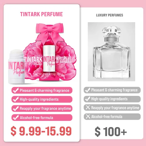 Miniatura 6 de TINTARK Bálsamo de Perfume Mini Barra Sólida – Áudaz Eau de Parfum Inspirado en Guilty – Notas de Mora, Rosa y Pachulí – Perfume de Viaje