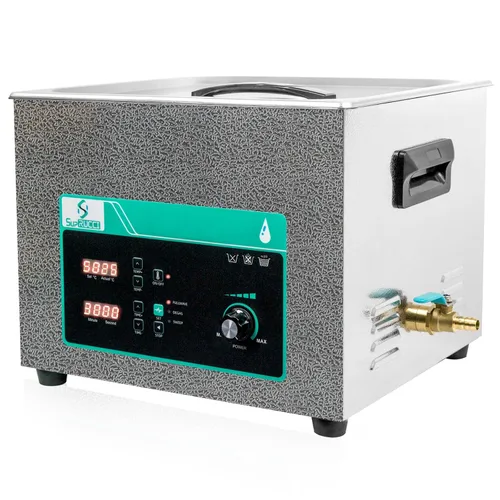 Miniatura 8 de Limpiador Ultrasónico 10L, Función de Barrido, Limpiador Ultrasónico Ajustable de 240W para Piezas de Carburador, Partes de Motor de Metal, Pistola