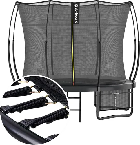 Miniatura 9 de SkyBound Trampolín sin Resortes de 14 PIES 12 PIES 10 PIES 8 PIES 6 PIES para Niños y Adultos - Trampolines Recreativos con Revestimiento