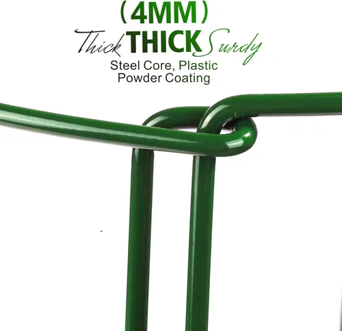 Miniatura 3 de LEOBRO Estacas de soporte para plantas, 4 estacas para plantas, soporte para plantas, jaulas y soportes de peonía, estacas de jardín, estacas