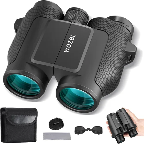 Miniatura 10 de WOZEL - Binoculares compactos de 15 x 32 pulgadas para adultos y niños, binoculares pequeños de alta potencia para observación de aves, caza