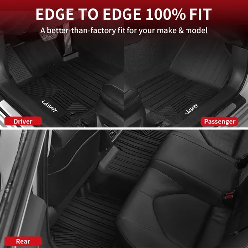 Miniatura 8 de LASFIT Alfombrillas solo para Toyota Camry 2024-2018 FWD (no compatible con híbridos o AWD), revestimiento de suelo para todo tipo de clima, ajuste