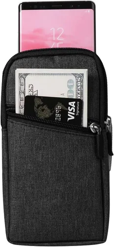 Miniatura 4 de Brazalete deportivo universal de nailon con cremallera compatible con Samsung Galaxy S23+ S22+ S21+ S20+ S10+ S9+ S8+ / S20 FE Note 20 10+ 9 8 / A51