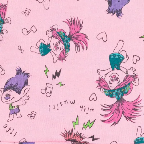 Miniatura 3 de DreamWorks Trolls Poppy - Vestido de rizo francés para niñas pequeñas a niños pequeños