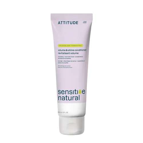 Miniatura 10 de ATTITUDE Acondicionador capilar para cuero cabelludo seco sensible, avena calmante, protege el color, ingredientes derivados naturalmente, probado