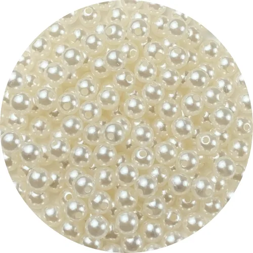Miniatura 34 de Perlas de cuentas, 4000 piezas de cuentas de perlas de 3 mm redondas para llaveros, pulseras, collares, llaveros, joyería, manualidades, decoración